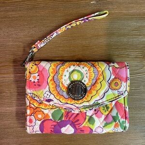 Vera Bradley Wristlet/Wallet - Clementine Spring 2014